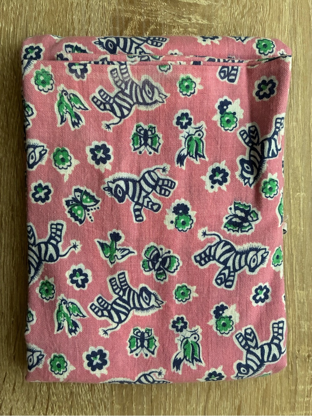 True Vintage Pink Zebra Fabric - 2/3 Yard Quilting Cotton
